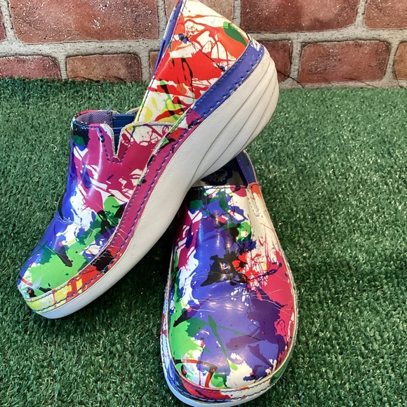 Timberland Pro Womens Splatter Paint work clogs size 6.5 - Picture 3 of 8